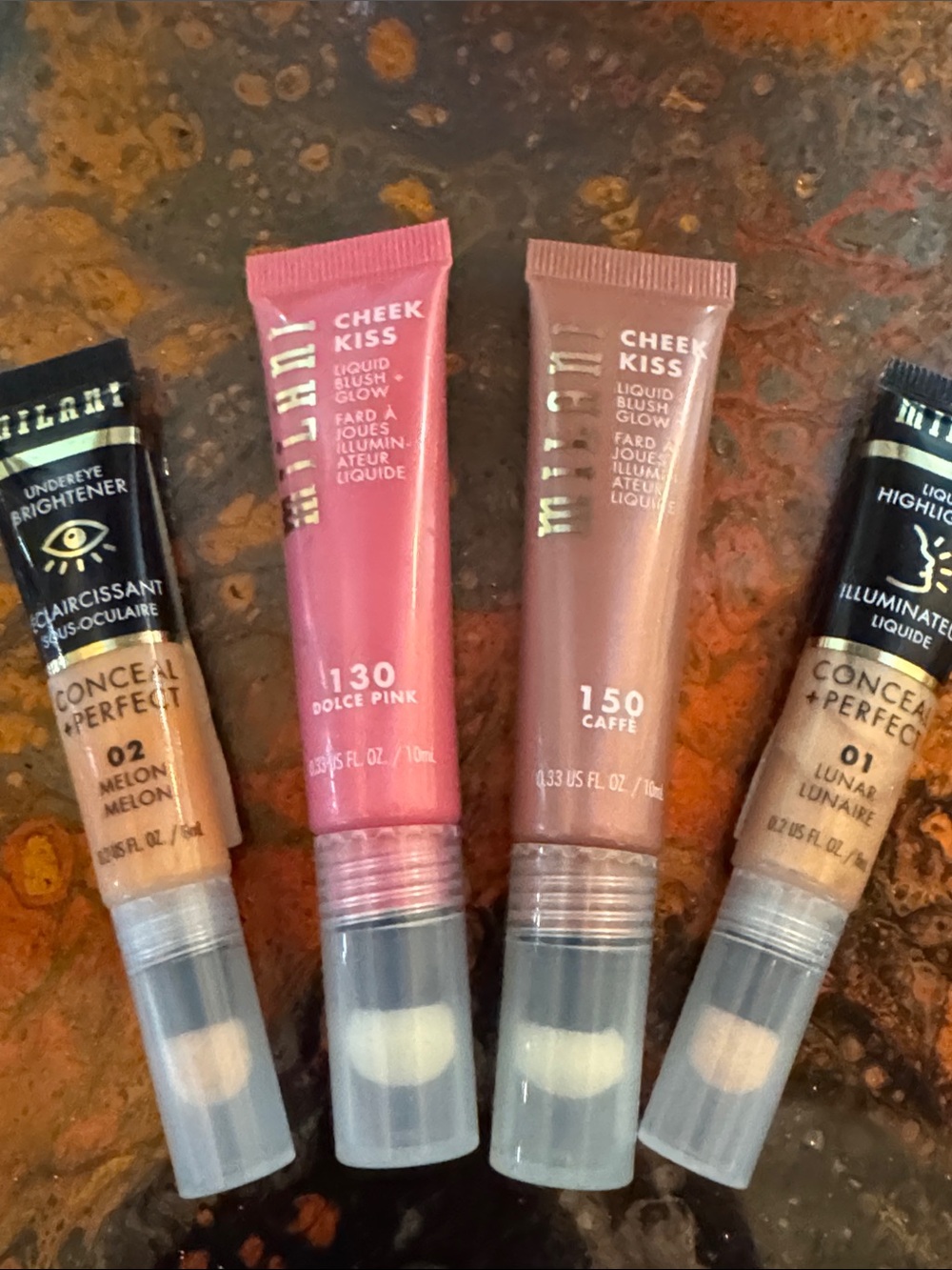 Milani Cheek Kiss Liquid Blush Duo & (2) Conceal + Protect